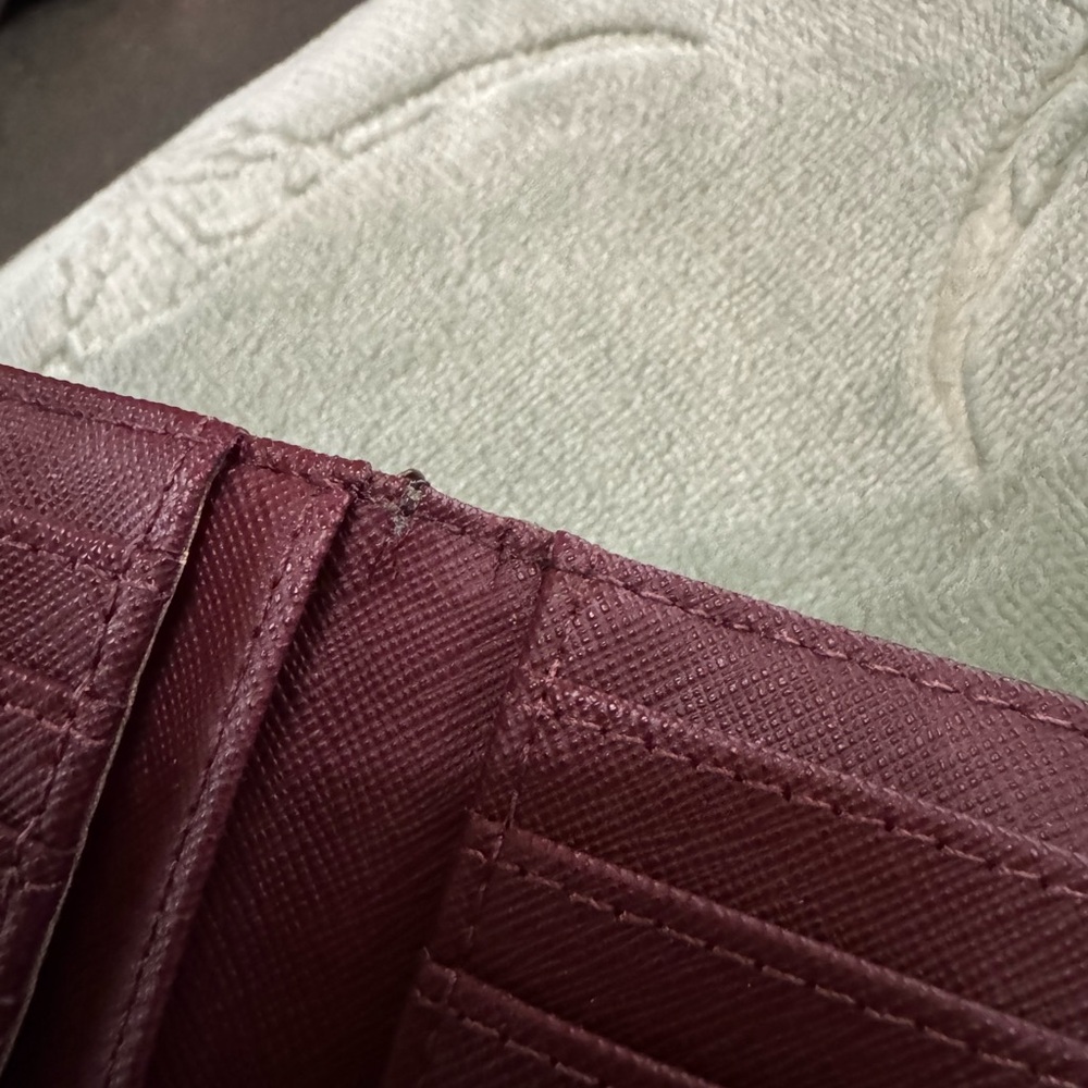 Michael Kors Maroon Signature Wallet - Picture 7 of 7